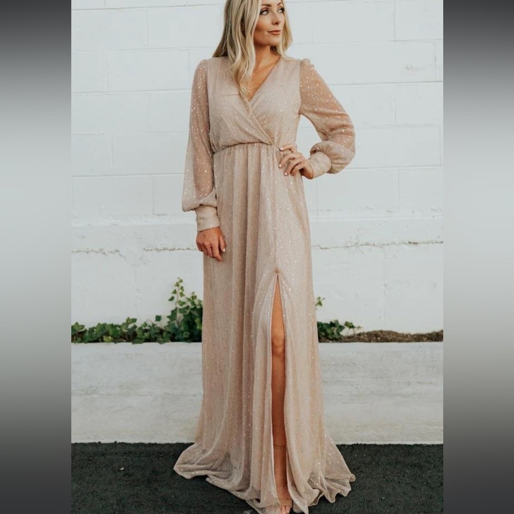 Abigail Baltic born sparkle gown